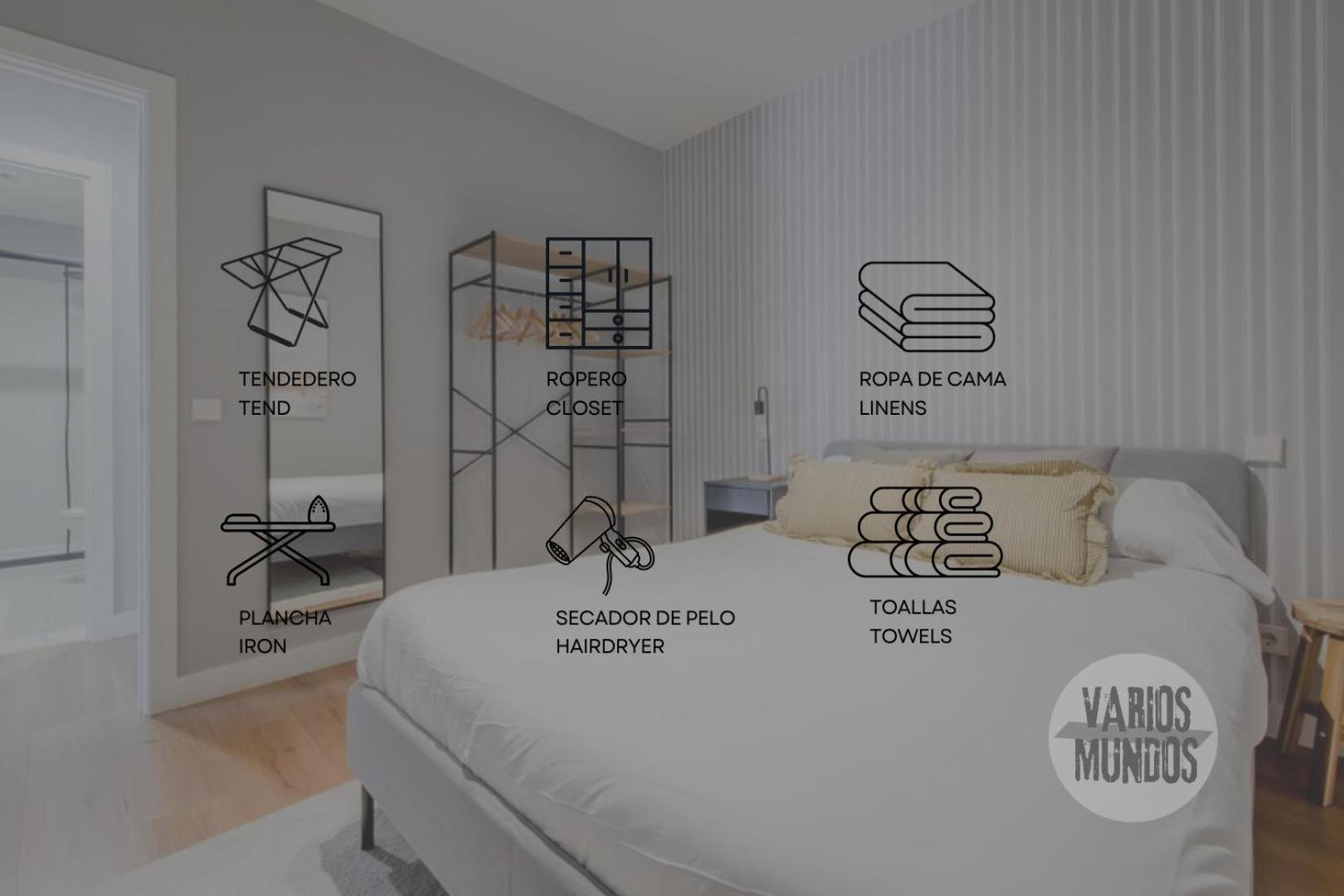 Modern Apt & Cool Interior Design A 20 Metros Del Retiro E1 มาดริด ภายนอก รูปภาพ